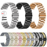 삼성 갤럭시 워치용 스테인리스 스틸 3 스트랩 FE 클래식 어메이즈핏 프로 4 GTR 20mm 6/5 22mm 7 메탈 2e GTS 밴드 mini 팔찌... 