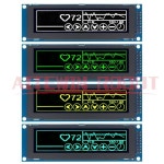 실제 OLED 디스플레이 3.12 인치 256x64 도트 그래픽 모듈 스크린 SSD1322 컨트롤러 SPI 지원 : 에이치앤제이익스프레스060