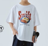 오늘출발 아이보리 L JS 각1장 나이스미츄 25여름 브런치 티 반팔 : 유니크행