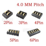 수 커넥터 POWER LOGIC 충전 시트 배터리 접촉 4.0MM 피치 2 3 4 5 6 핀 1-10 개 : 성유유통388