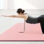 두꺼운요가매트 안밀리는 10 15mm 프리미엄 방탄 요가 홈트 세척 : 손주몰