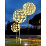 민들레 조명 LED조형 조형 야외 꽃조명 정원 방수 대형 꽃등 카페 C3070-Z 40cm 단색 : 플럼맨션직구