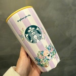 스타벅스 SS 플라워 마켓 미르 타호마 텀블러 473ml : 엘리티나