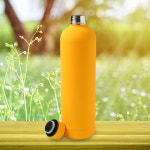 텀블러여행 헬스캠핑 운동보온병 소풍낚시 등산터보 비비드스텐 진공습기 공보방지 휴대이중 대용량냉병 1L : 한일토탈문구스토어