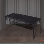 카고컨테이너 컴포트 IGT 테이블 캠핑 높이조절 접이식 블랙 : 오캠프 스토어