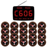 징글 벨 CTM368 무선 호출 시스템 CTT194 버튼 바 레스토랑 사무실 카페 고객 서비스 20 개 : 굿어스K