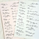 깐밤 레터링 : 루즈비오