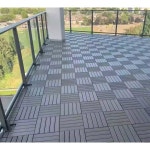 야외 생태 부식 방지 플라스틱 목재 발코니 바닥 안뜰 테라스 정원 간단한 자체 포장 접합 PVC 플로리다 : 지수컴퍼니