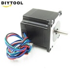 단일 샤프트 모터 스텝 모터, DC 24V Nema 23 스테퍼 모터, 12.6Kgcm 1.8 도 4 리드 56mm 4 채널 : 사오엠테크