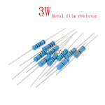 10pcs 3W 금속 필름 저항기 1 0 1R - 2 2M 10 100 120 150 220 270 330 390 470 1K 2K 4 7K 10K 15K 100K 470K 1M : 글로리42
