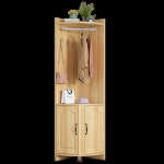 코너 수납장 모서리 공간활용 웜화이트40 틈새장 흰색 흰문 심플 실용선반 장식장 화이트 1 가로40 세로40 높이180화이트+화이트도 : 빠리잡화