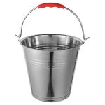 쓰레기통 바베큐 오븐 버킷 쓰레기통 뚜껑 포함 레스토랑 보관함 은색 나무 : 노바종합몰