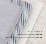 수면과학 몽주르 매트리스 토퍼 편안한잠 건강한허리 침대 바닥 거실 싱글 퀸사이즈 : 뿌티뿌티