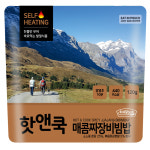 핫앤쿡 매콤짜장비빔밥 전투식량 비상식량 발열도시락 비화식 등산 캠핑 간편식 : 이지밥