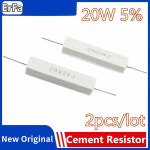 2pcs 20W 시멘트 저항 전원 5 0 1 ~ 10K 1R 22R 33R 5R 18R 1K 5K 2 2K 3 3K 4 7K 8 10Kohm : 글로리43