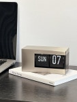 탁상용 자동 달력 책상달력 F 캘린더 만년달력 만년 데스크 투명 지구본 장식품[화이트] : 서동이마켓