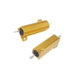 RX24 50W 골드 알루미늄 쉘 저항기, 1R, 2R, 3R, 5R, 6R, 8R, 10R, 20R, 30R, 100 ohms, 75k, 150k, 200k : 글로리44