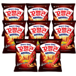 롯데웰푸드 꼬깔콘 매콤달콤 67g 8개 : 슈팅배송
