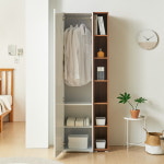 오픈 도어 옷장 수납장 세트 500 600 사이즈 옷봉형 선반형 틈새수납장 틈새옷장 행거 도어형 폭좁은 슬림 거실 베란다 다용도 옷 모자 신발... 