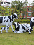 젖소모형 야외 목장 공장 동물 체험 농장 조형물 체험장 대형 B타입 스몰젖소/와우 : 스타스콧