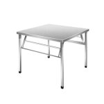 업소용 스텐 작업대 조리대 주방 식당 스테인레스 보조 접이식 테이블 60x60x55 : 만물상자마켓