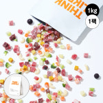 씽크라이크펫 큐브생식 강아지 생식 보양식 영양식 소목심+소간+당근+브로콜리+주키니, 1kg, 1개 : 씽크라이크펫