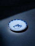 미노야 마루카  간장 소스 종지 9cm 1P (복어/파도) : 미노야