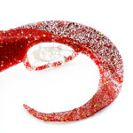 캣츠크로우 모비딕테일 광어웜 다운샷웜 050 다크레드, 12.7cm(5인치) : 캣츠크로우