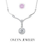 3부 랩다이아목걸이 엘리사CL 기념일 프로포즈 여자친구 생일 기념일 선물 예물 심플 목걸이 : 오블린주얼리