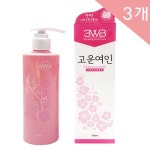 3WB 웰빙헬스팜 고운여인 한방 여성청결제/약국 청결제 약산성 저자극 180ml, 3개 : 선한의료기