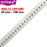 0805 저항기 SMD 정확도 1 , 0 ohm ~ 10m 1K 2 2K 10K 100K 1 10 100 150 220 330 1R 10R 100R 150R 220R 330R, : 글로리38