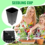10PCS Seedling Cups Garden Plant Starter Trays for Flower Pots : 조은우리컴퍼니JOY