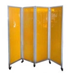 용접 가림막 작업장 불티방지 보호 커버 안전 비산 1. 옐로우 0.5m x 1.8m 1mm : 허브플레이스