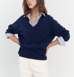 브이넥 니트 : 동탄메종드제이