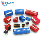 스냅 10 54MM 1 타입 3 SMD/딥 8 2 5 방식 핀/1 모듈 토글 피치 다이얼 Blue dip 2.54MM 1Pin : x프레스