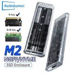 M2 SSD 케이스 SATA 투명 10GBPS 솔리드 C 스테이 USB 인클로저 : 이제이 네트워크