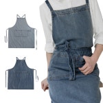 데님 바리스타 공방 청 앞치마 카페 어린이집 유치원 2종 : 동글땡글이네