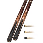 큐대 고급 당구채 연습용 큣대 중급자 당구장 가방세트 분할 막대(9.5mm) 단극+액세서리 : 하이 주 마켓