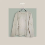 [샤론장]데이지 핸들 자수 맨투맨 3color : 리정쇼룸