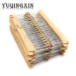 탄소 필름 저항기 키트, 5 저항 모듬 세트, 43valuesX20pcs 1R - 1M Ohm 0 25W 샘플 팩, 860pcs, 1/4W : 글로리38