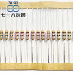 718 공장 저항기, 금속 필름 컬러 링 0 5W 1 2R 390R RJ25 시리즈, 50 : 글로리36