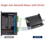 CNC 라우터용 스텝퍼 모터 단일 샤프트 4 와이어 하이브리드 2 상 DMA860S 드라이버 86mm Nema34 길이 560Ncm 토크 : 한라산인터네셔널14