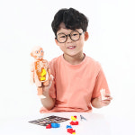 우리몸 탐구활동 2종 인체해부모형+자석으로배우는우리몸 장기 미니 유아 어린이 교구 : 집구석연구소