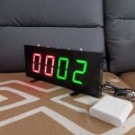 스코어보드 당구 포인트 충전기 휴대용 보조배터리 배드민턴 전자점수판 보관 득점자 카운터 6 전원 꽂기 충전 안 됨 3버튼 : 해오픽