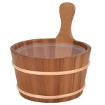 나무바가지 물 족욕 양동 목욕탕 료칸 편백 사우나 노천탕 : 아이러브직구1