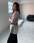 stl 레이스 여성 유니크 레더 벨트 (레이어드 벨트) : 무드인모먼트