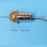 소형 확장형 스텝 모터 마이크로 15mm 스테퍼 2 상 4 와이어 토크 각도 18 자동차 액세서리 : 한라산인터네셔널14