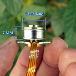 자기 9극 고정자 14mm 정밀 마이크로 모터 와이어 길이 갖춘 3상 4선 DC 브러시리스 : 한라산인터네셔널14