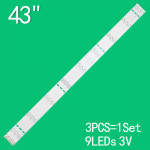 LED 백라이트 스트립 램프, LE43D80S1 43V5S 43V5SLE43F89S 0Y43D09 ZC22AG 02 OY43D09 04 303WY430036 ED43S2BMF, : 글로리35