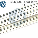 1206 1 SMD 칩 저항 저항기, 1/4W, 0 ohm ~ 10M 0R 1K 4 7K 4K7 10K 100K 1 10 100 220 1R 10R 100R 220R 330R, : 글로리36